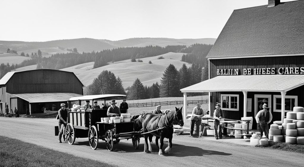 Ballard cheese history