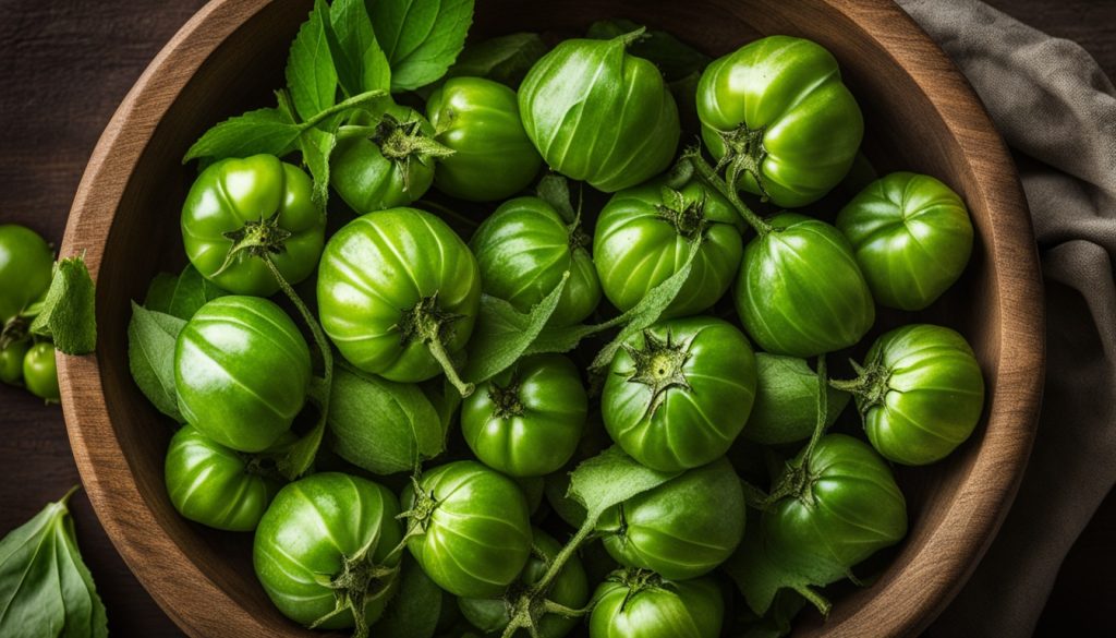 Mexican husk tomatoes