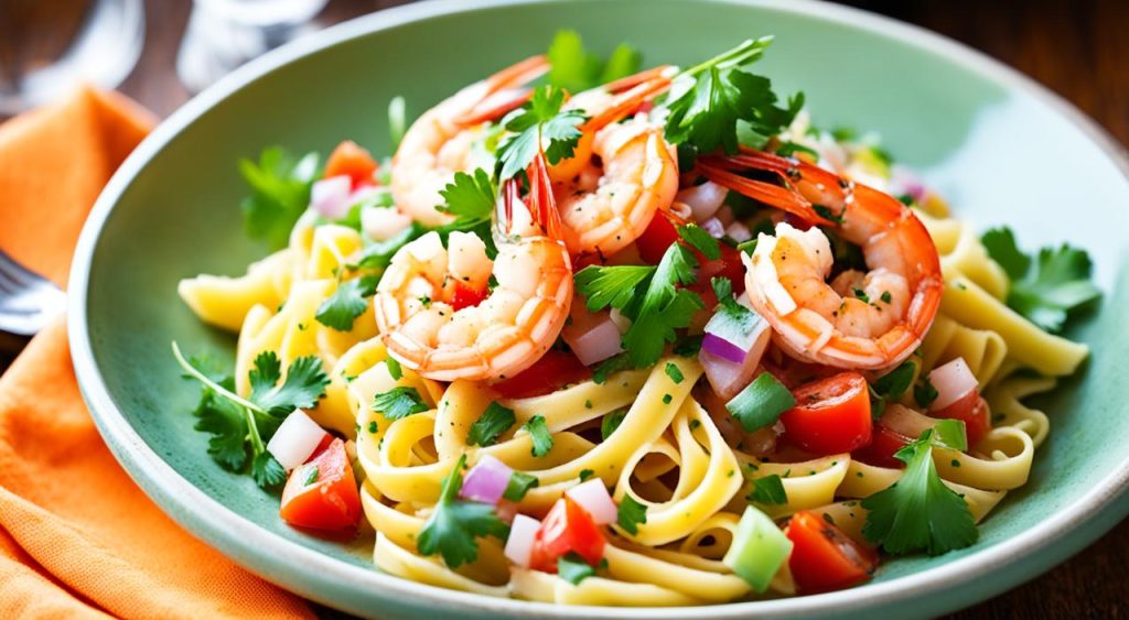 Zesty Shrimp Pasta