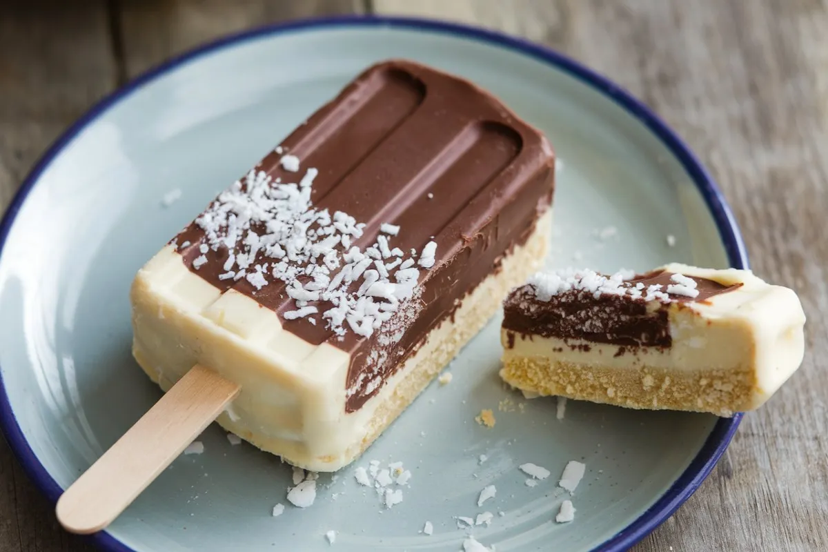 homemade eskimo pie popsicle recipe