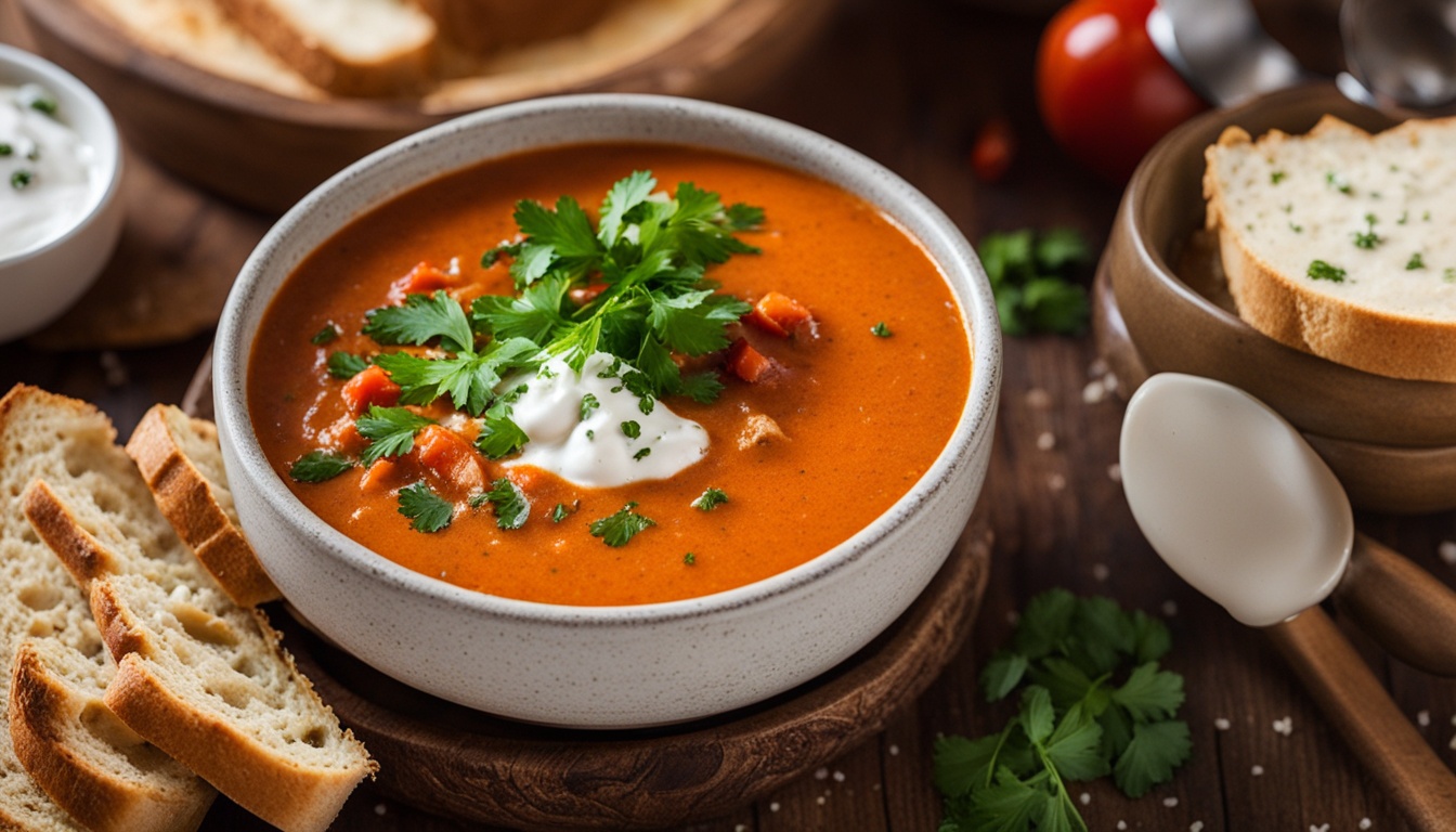 smoky chicken tomato bisque recipe