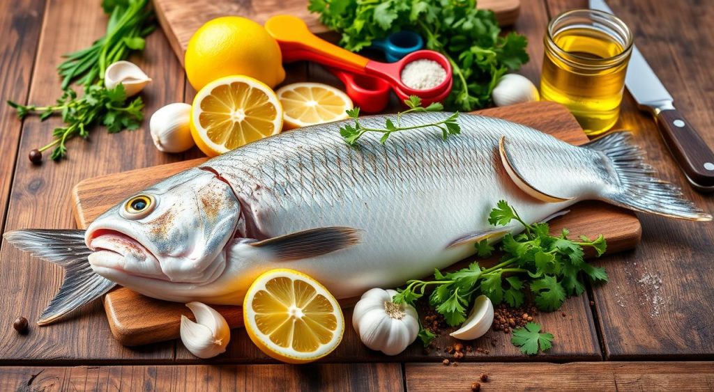 California corbina recipe ingredients and tools