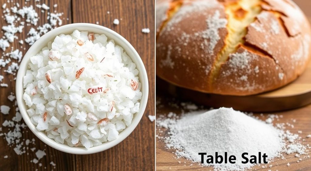 Celtic salt vs. table salt in baking