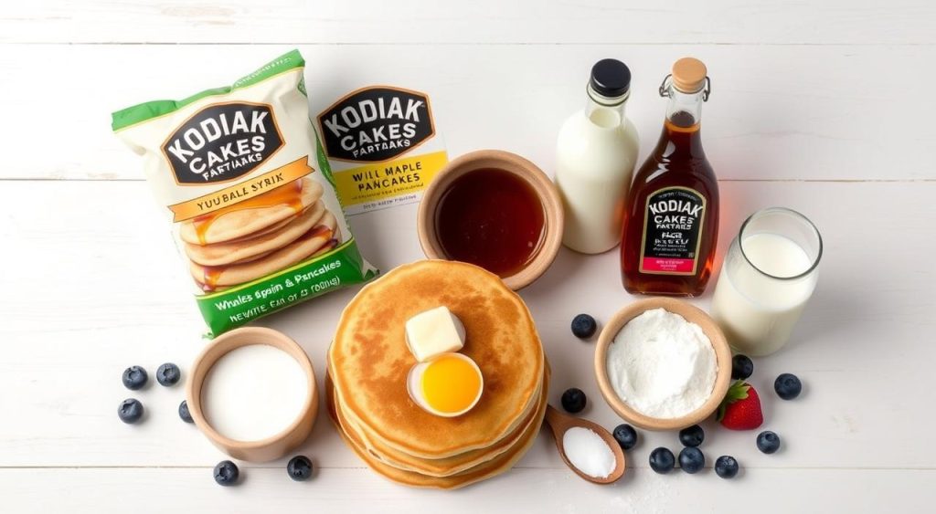 Kodiak Cakes ingredients for fluffy pancakes