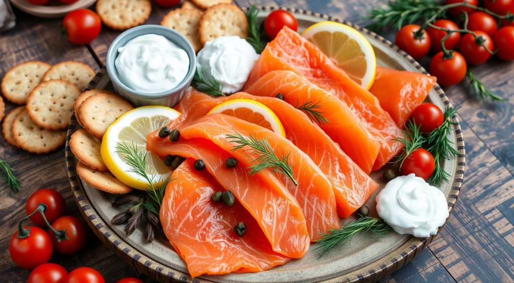 Serving ideas for smoked salmon