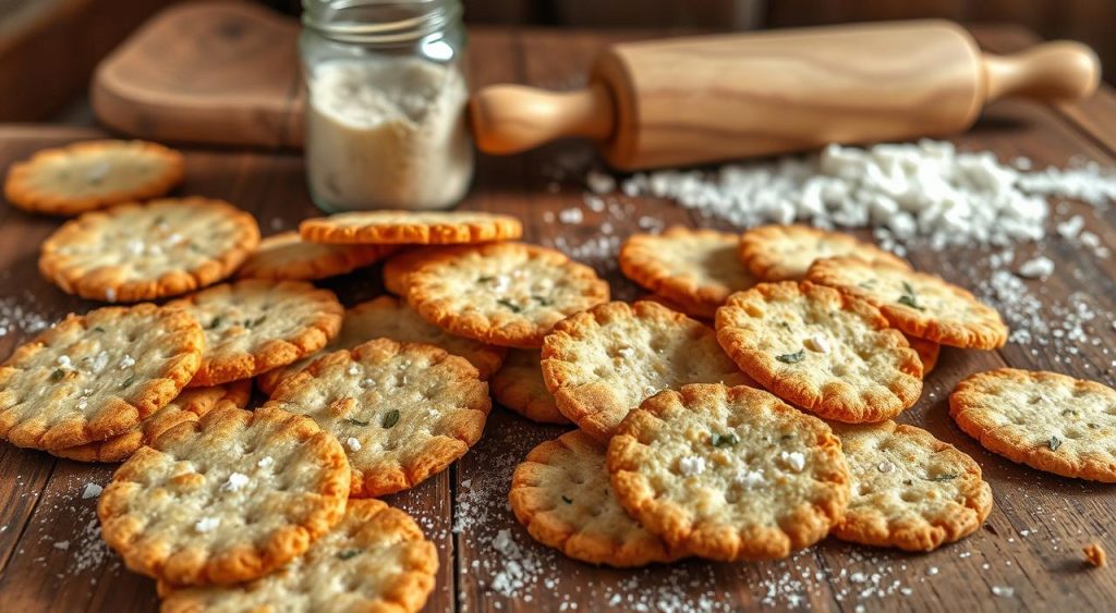 Sourdough Crackers