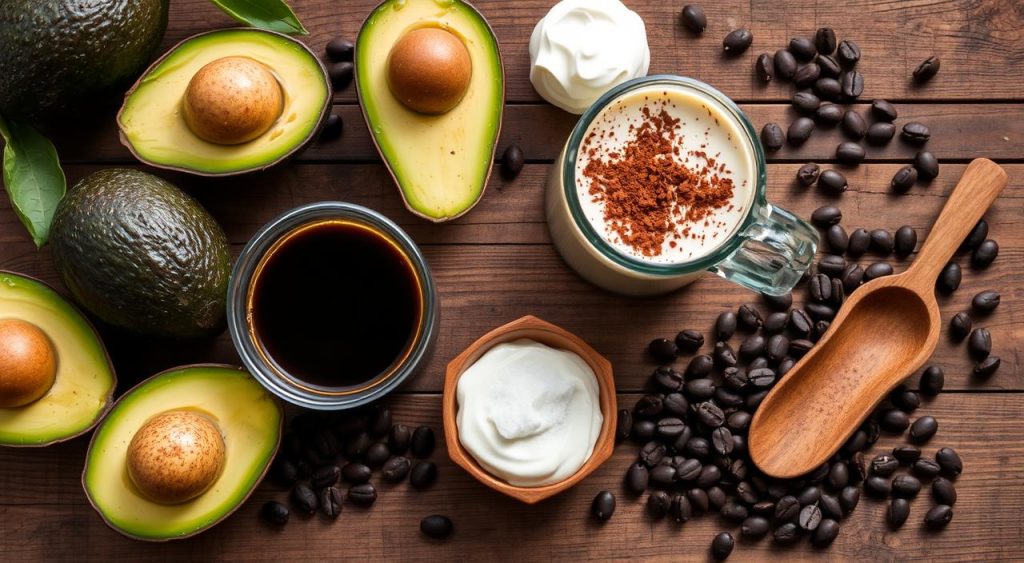 avocado coffee float ingredients