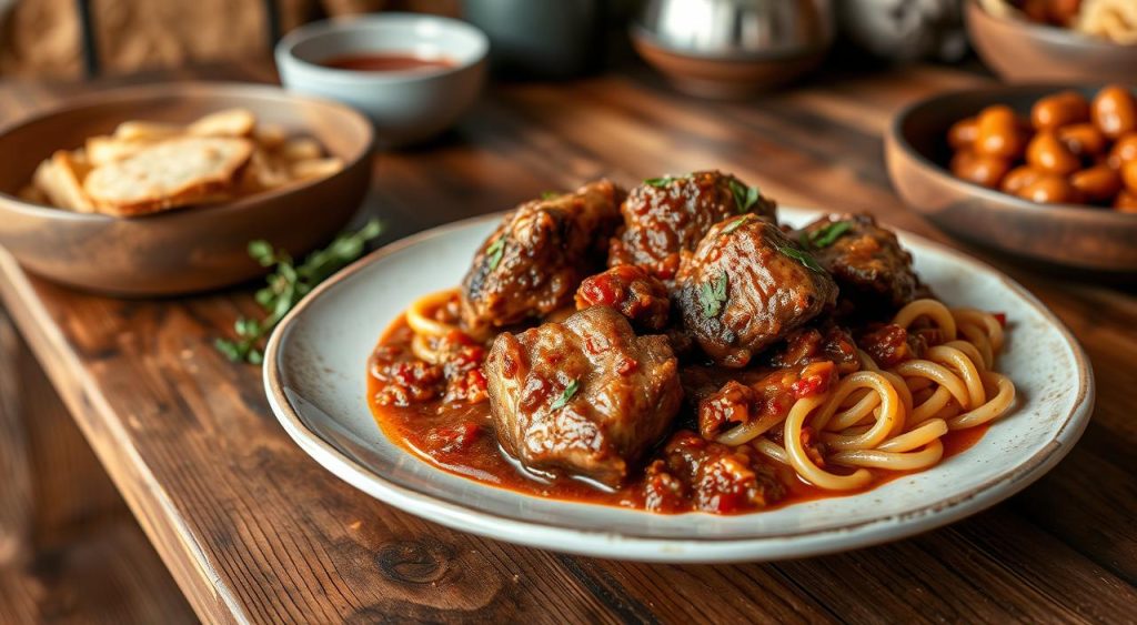 bison in wild boar ragu recipe