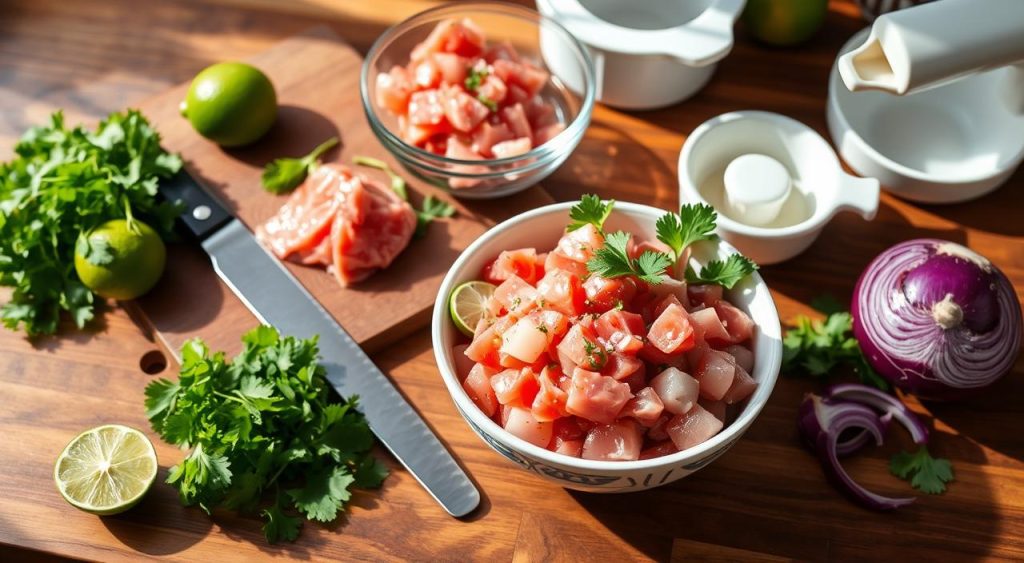 ceviche preparation tools