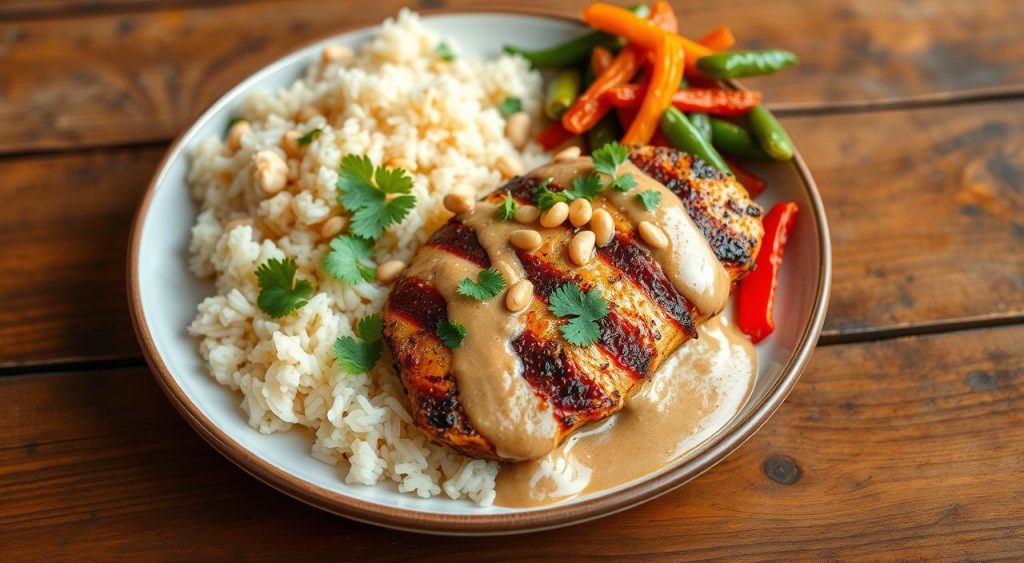 chicken and peanut butter recipe