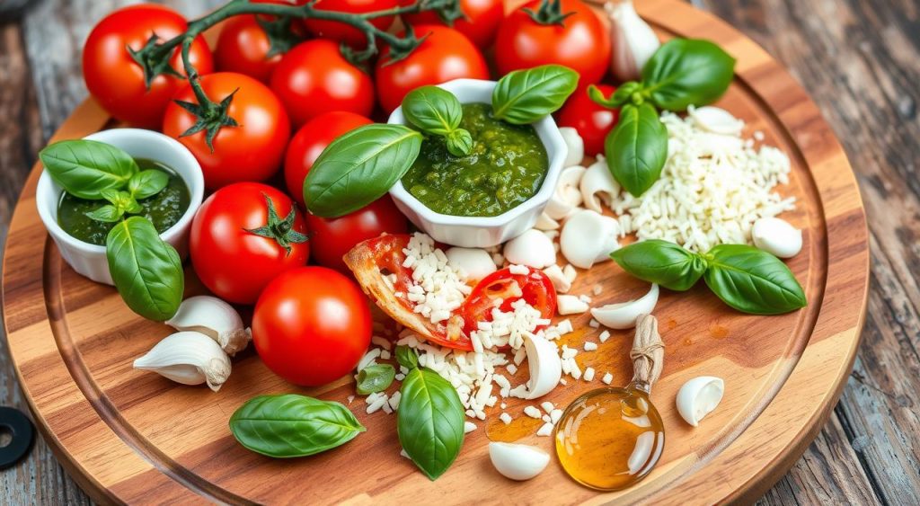 chimichurri tomato pizza ingredients