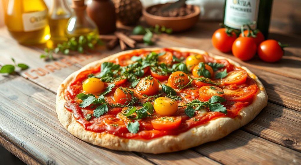 chimichurri tomato pizza recipe