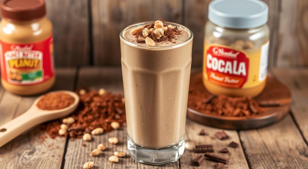 chocolate peanut butter smoothie