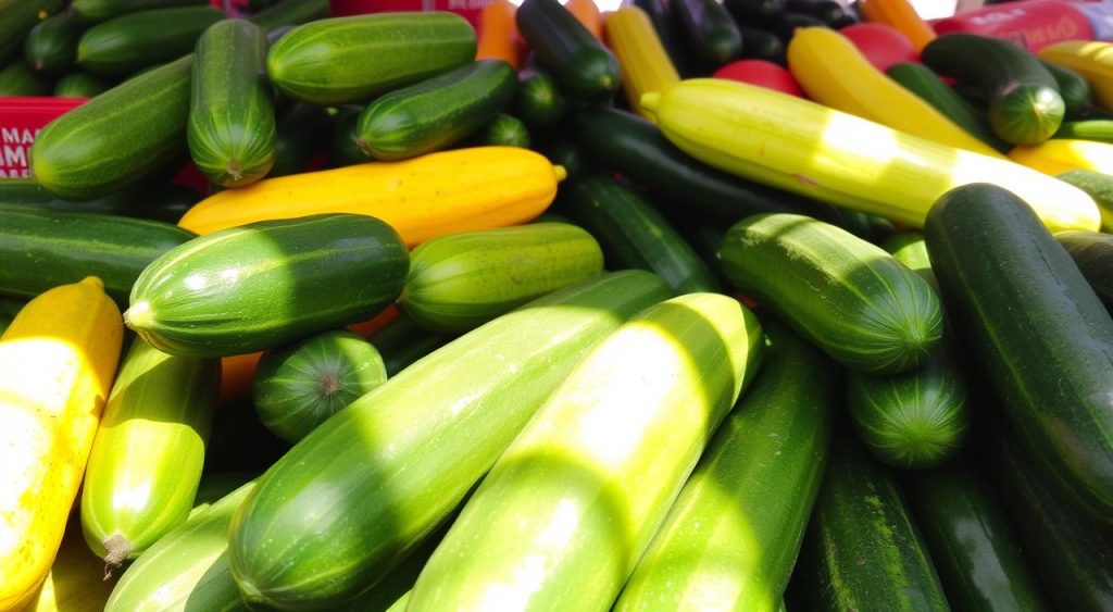 choosing cucumbers