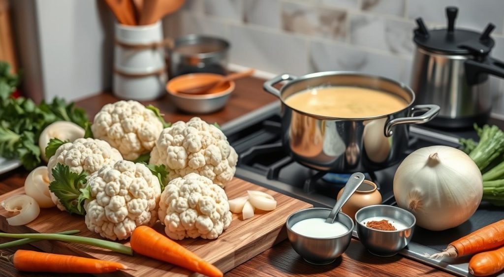 cooking instructions for cauliflower soup