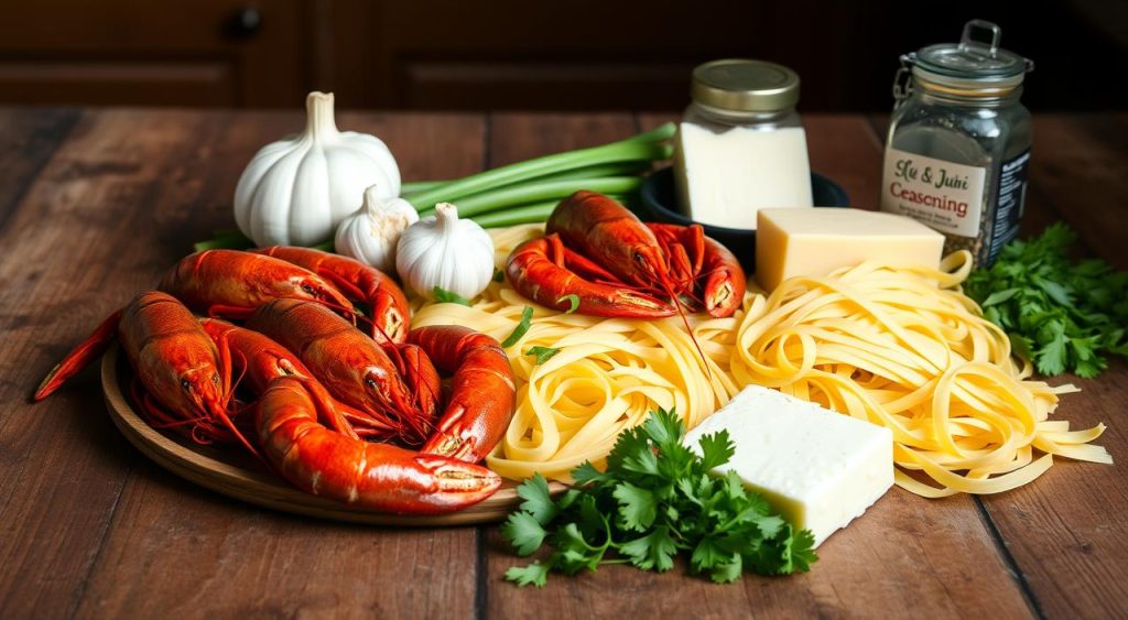 crawfish fettuccine ingredients