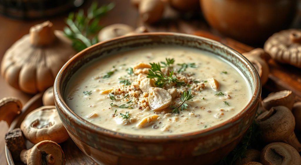 cream chicken quinoa soup