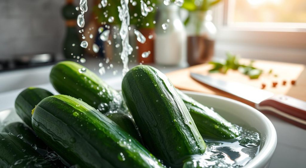 cucumber preparation