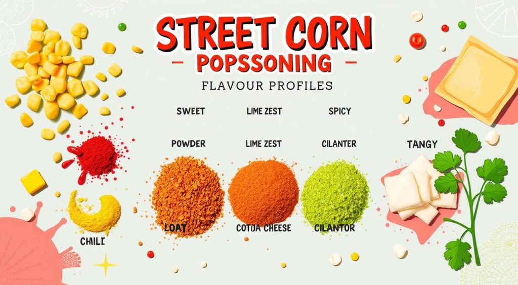 flavor profile of street corn popcorn seasoning