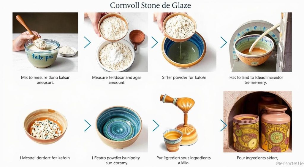 glaze preparation steps