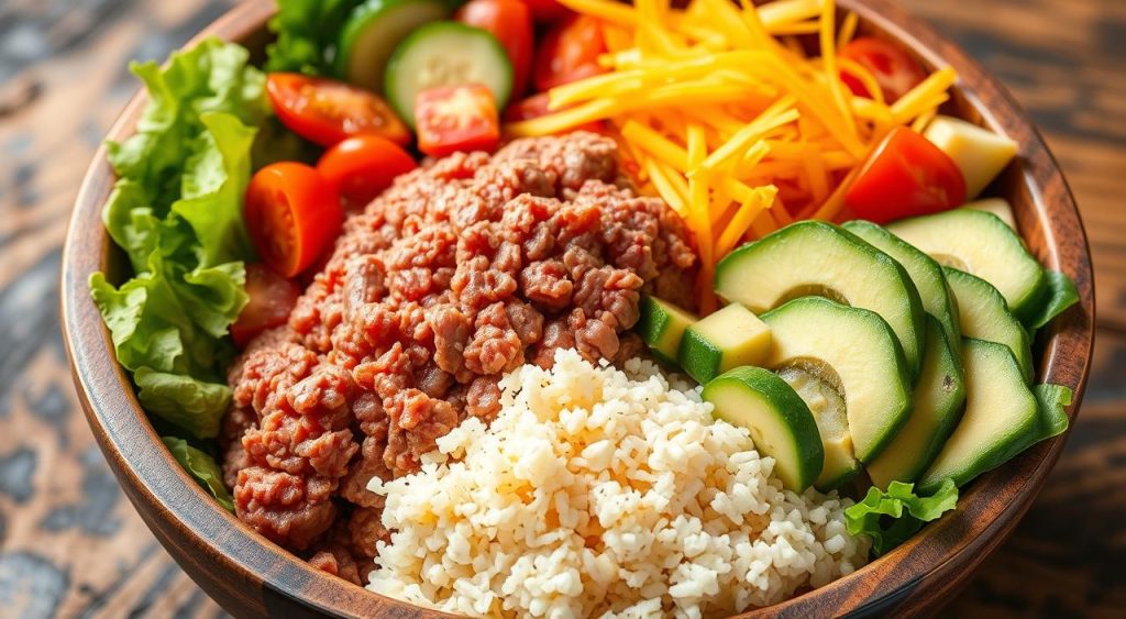 hamburger bowl ingredients