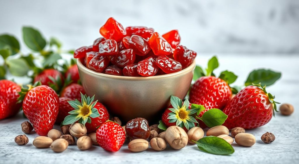 health benefits of strawberry raisins