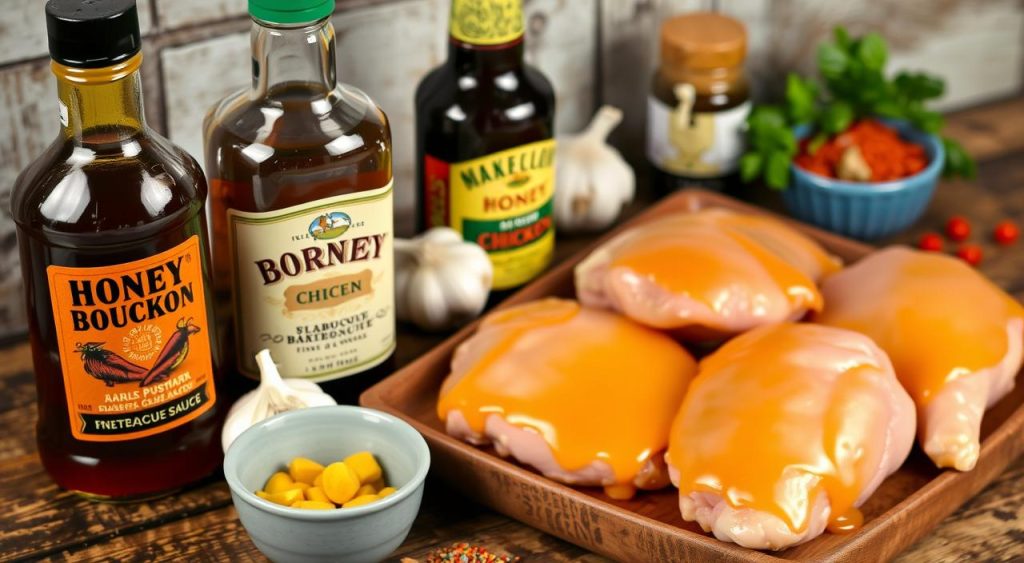 honey bourbon chicken ingredients