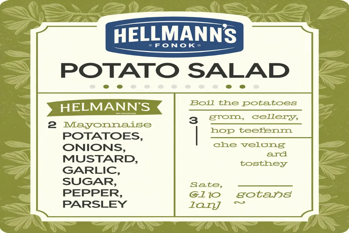 Hellmann’s potato salad recipe