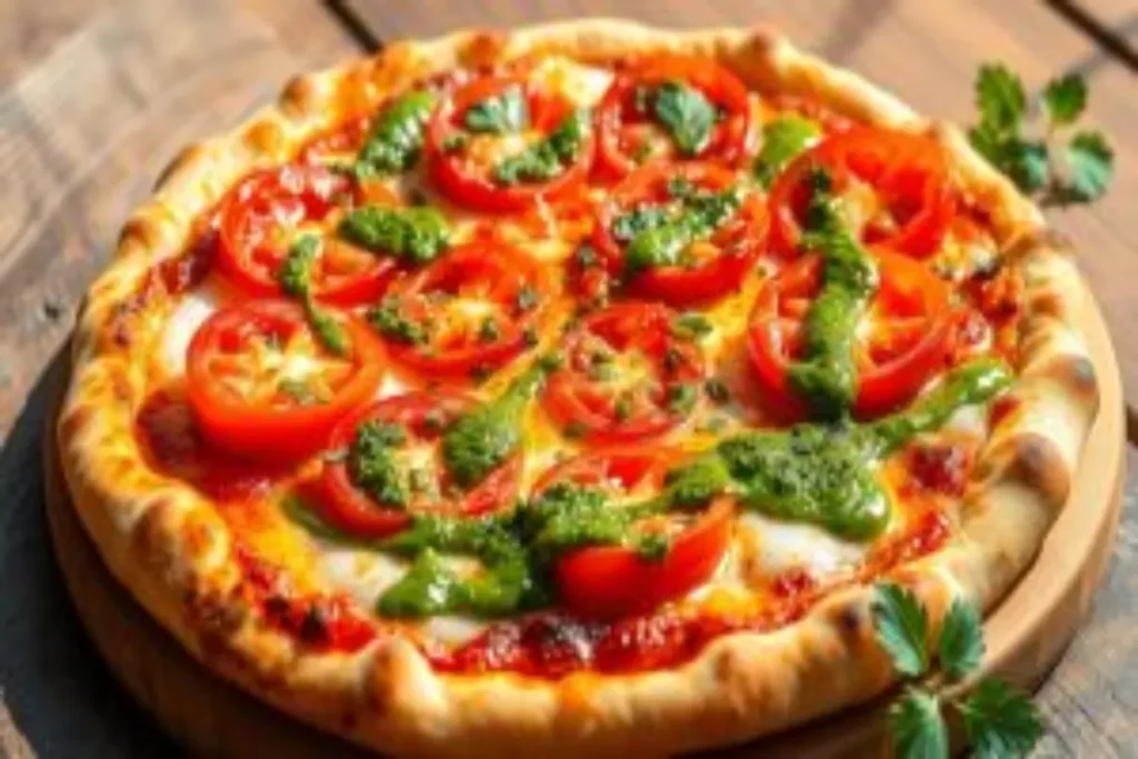 chimichur tomato pizza recipe