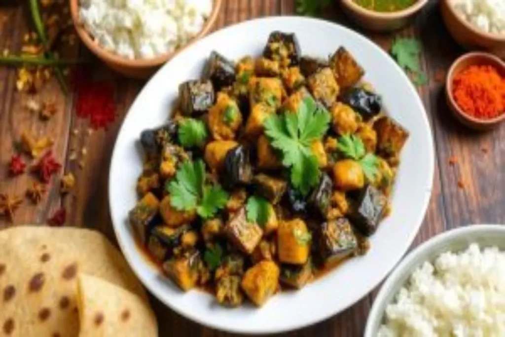 konkani brinjal bharata recipe in english