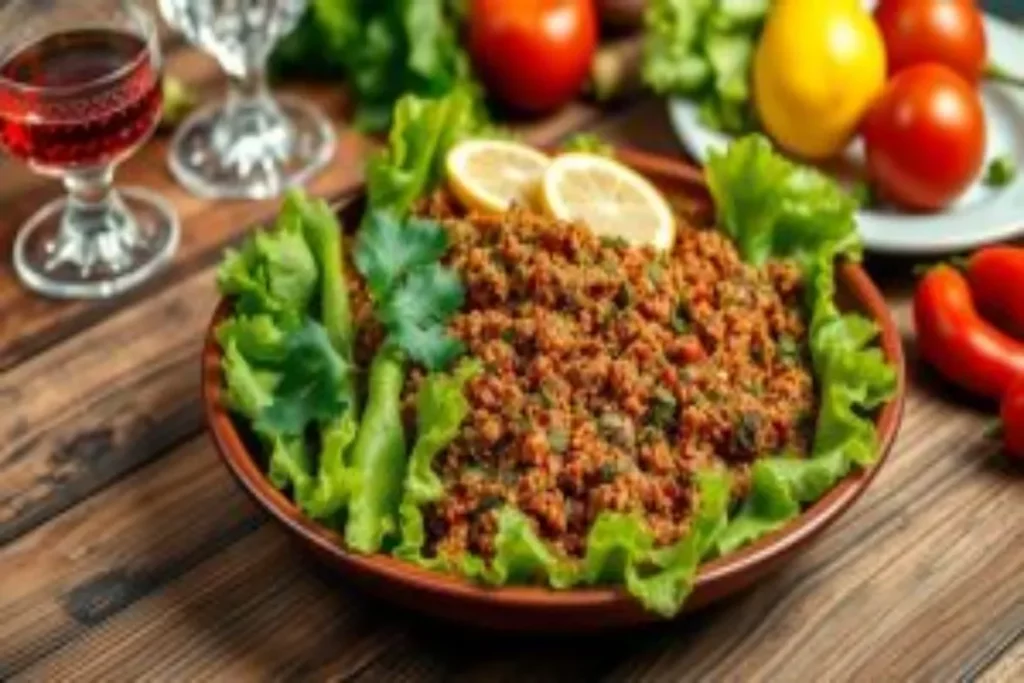 recipe vegetarian çiğ köfte