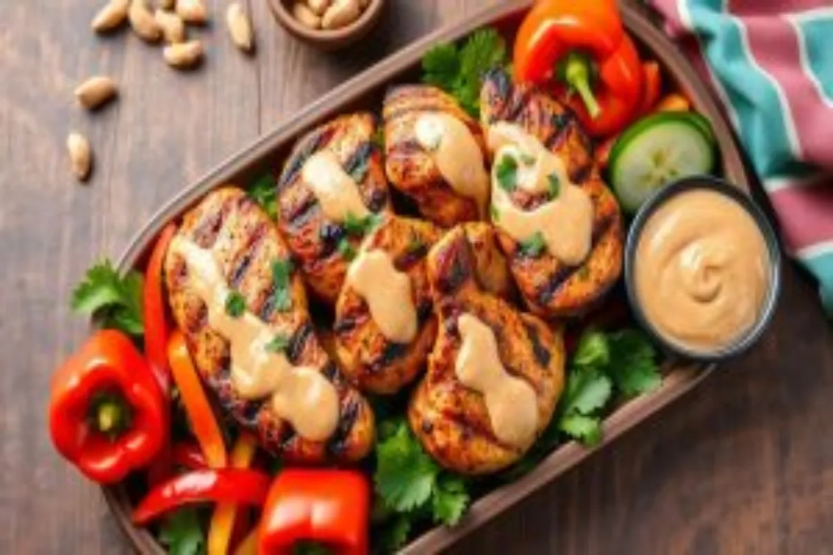 chicken with peanut butter -recipe