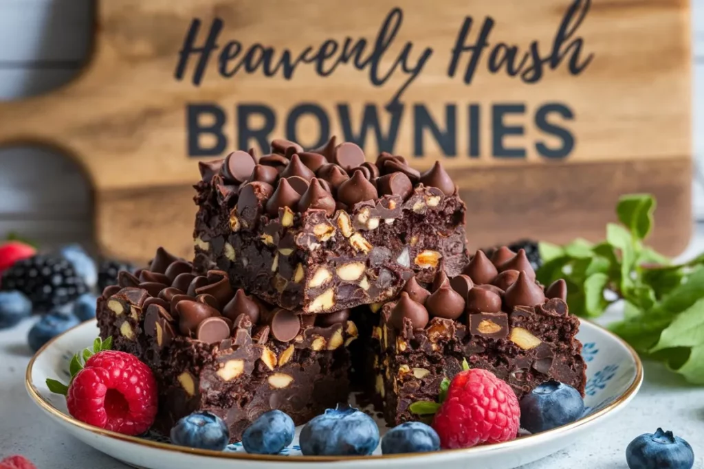 recipe for heavenly hash brownies