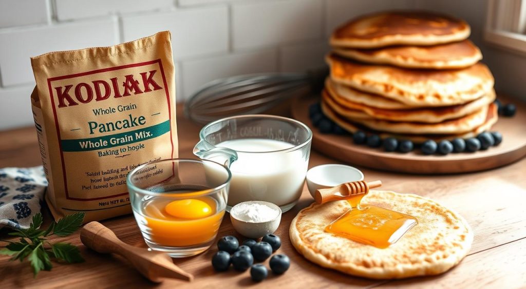 ingredients for Kodiak pancakes