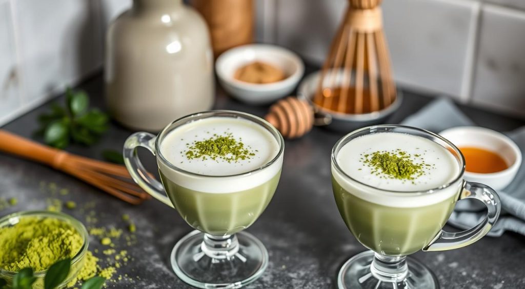 matcha lattes