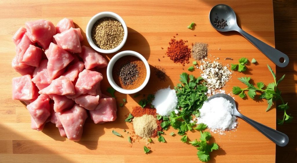 mild sausage ingredients