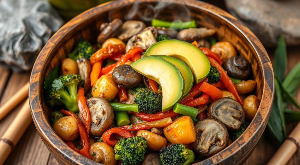 mushroom stir-fry recipe