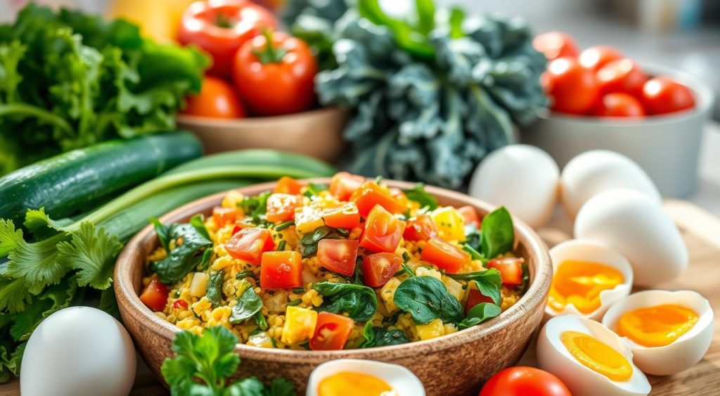 nutritional benefits of vegetable egg scramble