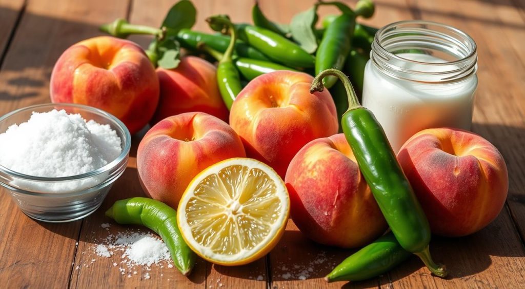 peach jalapeno jam ingredients