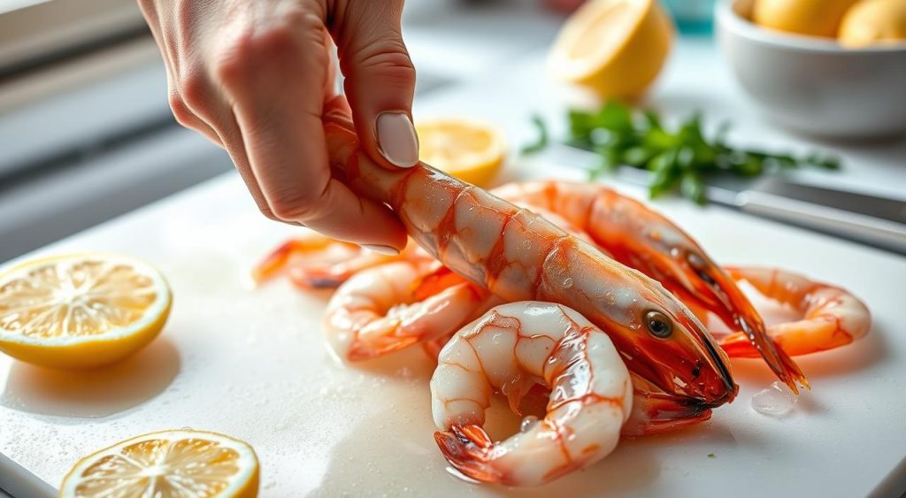 shrimp cleaning process