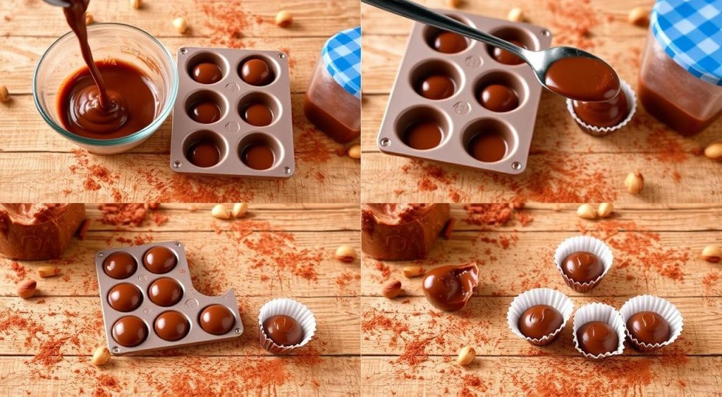 step-by-step candy making