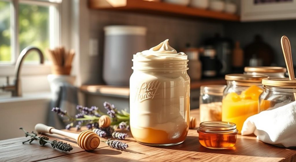 storing whipped honey