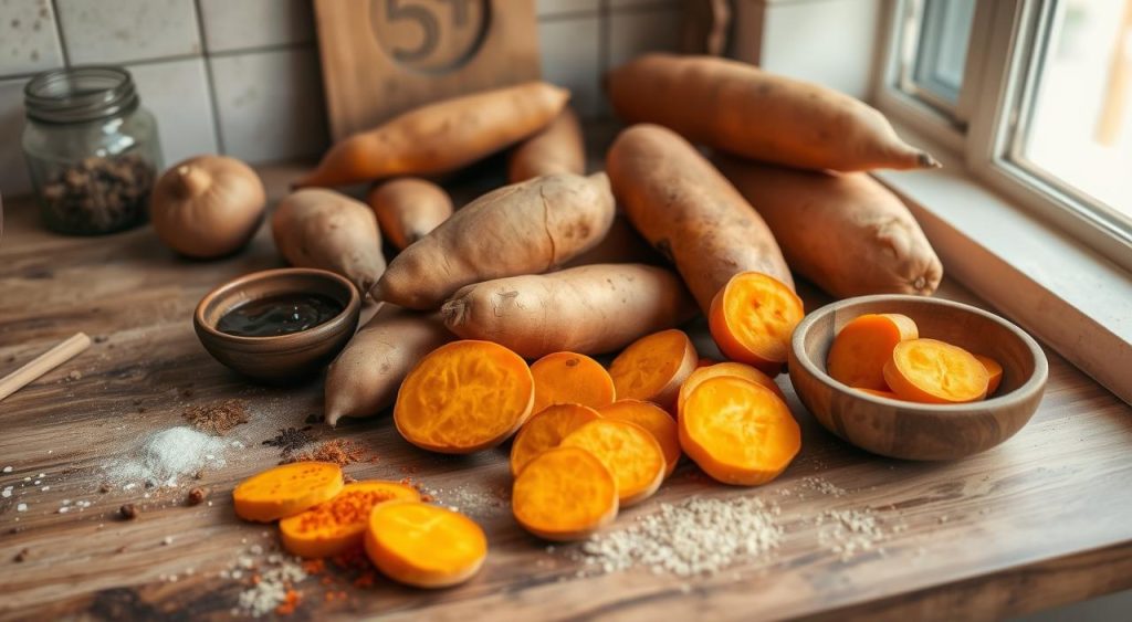 sweet potato preparation