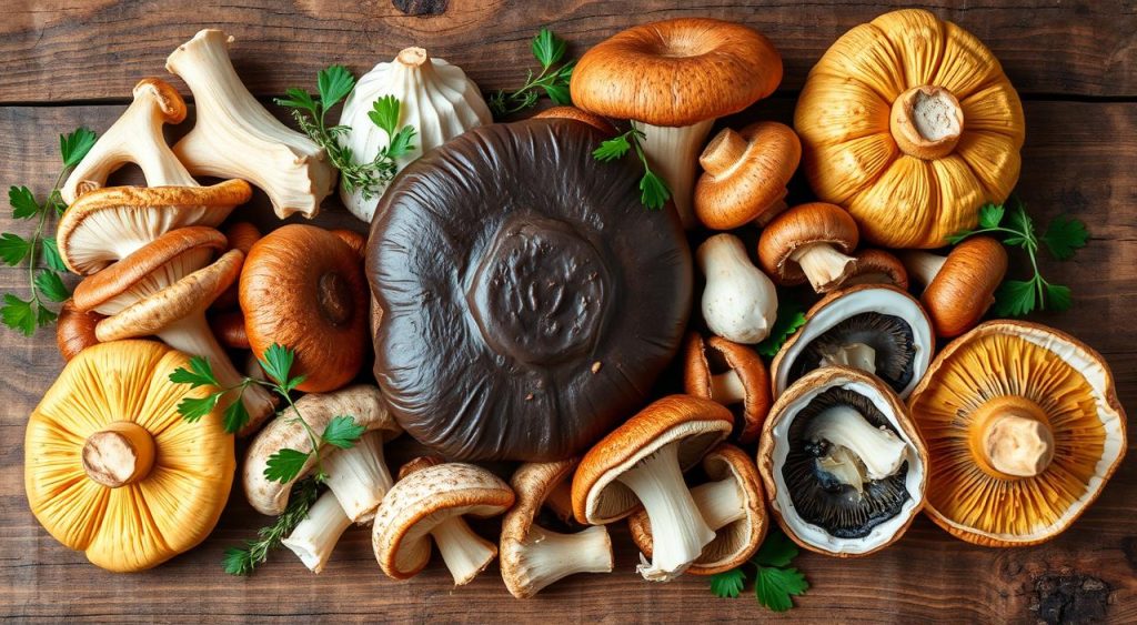 types of mushrooms used in vegan recipes