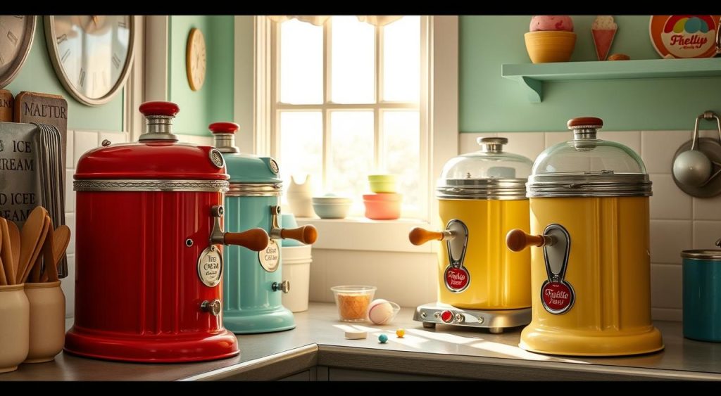 vintage ice cream makers