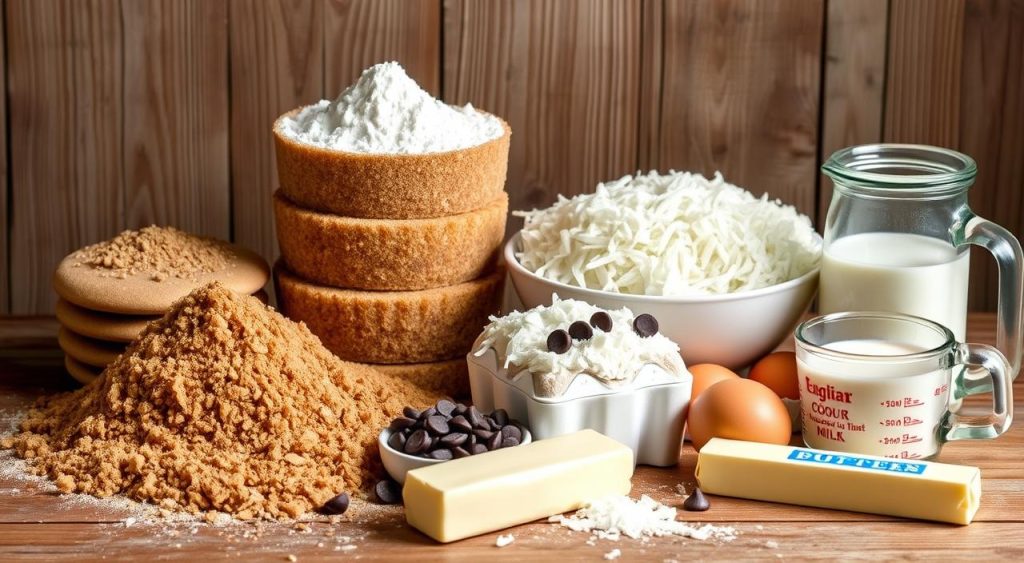 Mound Cake ingredients