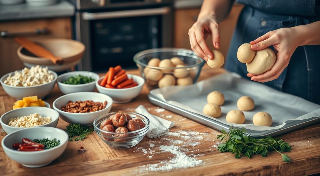 baking sausage balls