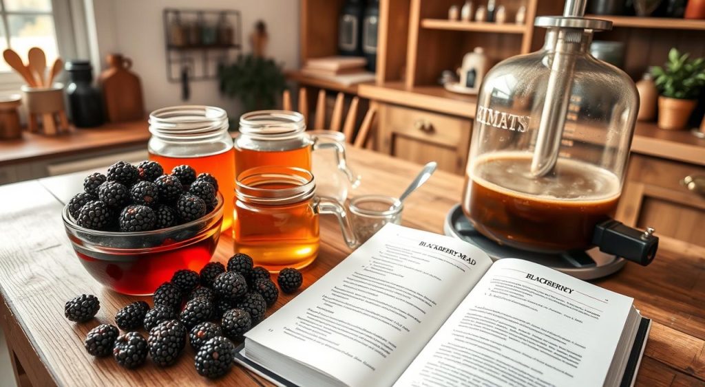 blackberry mead recipe steps