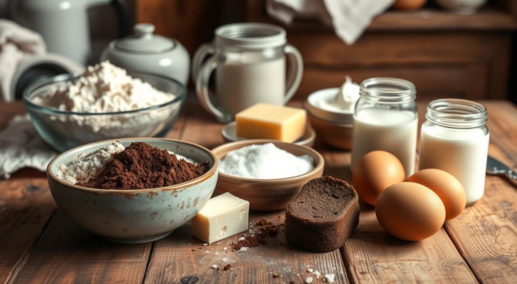 chocolate bun ingredients