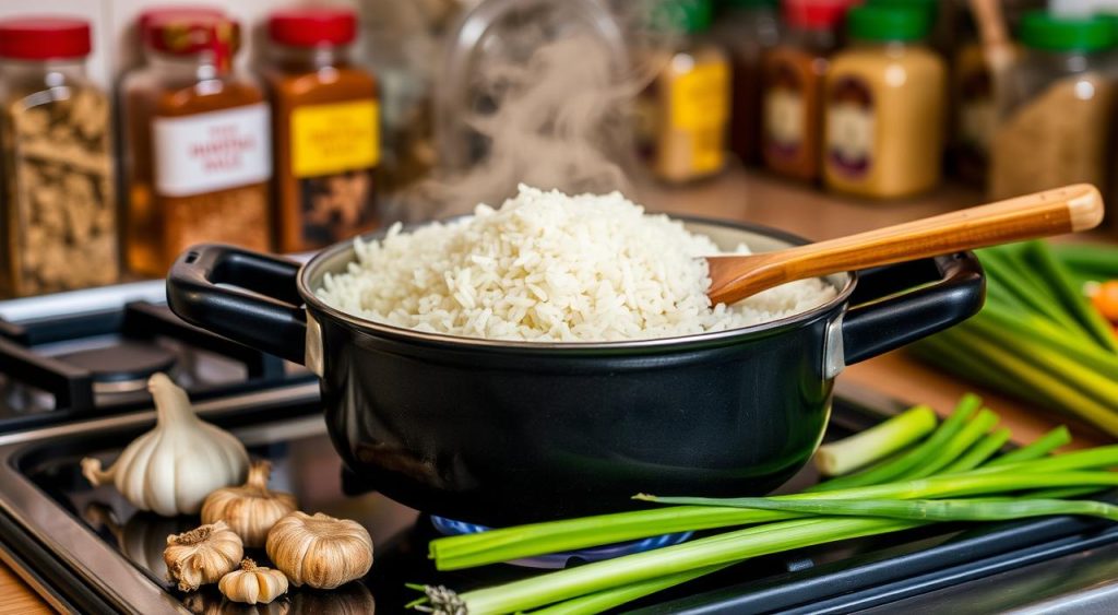 cooking rice